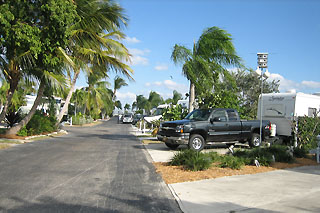 Another street in the Chokoloskee Island resort