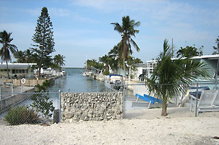 Key Largo canal front