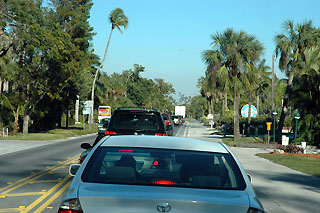 Sanibel Island traffic